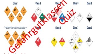 Gefahrgutklassen Quiz zu Vorbereitung IHK Prüfung [upl. by Curren]