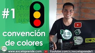 Como crear una convención de colores para dashboards 1  Excel Aprende [upl. by Atsirk]