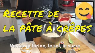 Meilleure recette pâte à crêpes rapide et facile crêpes bretonnes [upl. by Yelwah711]