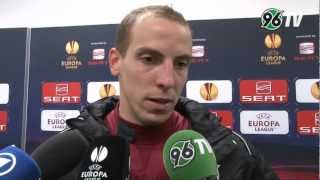 Hannover 96  Standard Lüttich  Stimmen zum Spiel  Jan Schlaudraff [upl. by Llenral]