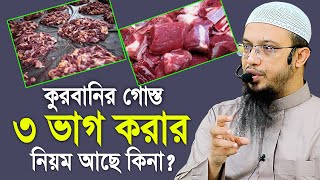 কুরবানির গোস্ত ৩ ভাগ করার নিয়ম আছে কিনা  শায়খ আহমাদুল্লাহ  Shaikh Ahmadullah [upl. by Gilly]