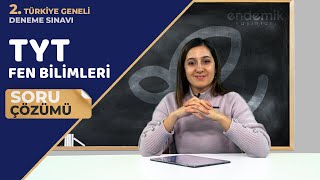 Endemik Yayınları 20232024 2 TG Deneme Sınavı TYT  Fen Bilimleri Video Çözümlü Cevap Anahtarı [upl. by Anehsuc]