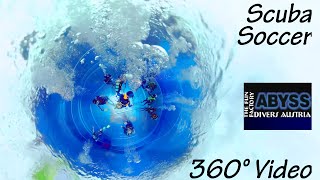 Fußball Unterwasser  Underwater Scuba Soccer  Abyss Divers  360° [upl. by Kimmy988]