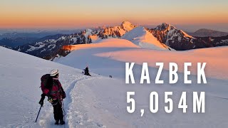 Unguided Climb of one of Georgias Highest Peaks Mount Kazbek [upl. by Pavel]