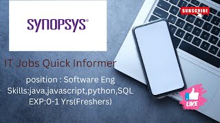 Software Engineering Job in Mumbai  Synopsys Hiring 2024  Freshers Apply Now [upl. by Damicke297]