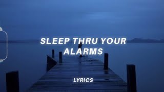 thoughts that go like bullets through you tiktok version lyrics  Lontalius  Sleep Thru Ur Alarms [upl. by Rickert]