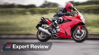 2015 Honda VFR800F bike review [upl. by Brie36]