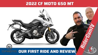 2022 CF Moto 650 MT  Our First Ride amp Review [upl. by Cammi]