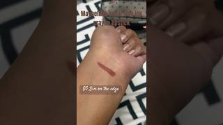 Maybelline super stay ink crayon lipstick 05 live on the edge  swatch swatchswatches maybelline [upl. by Hake]