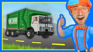 The Garbage Truck Song by Blippi  Songs for Kids [upl. by Hasila239]