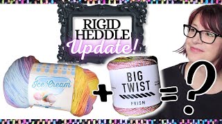 ❖Im Making Prism Ice Cream on My Rigid Heddle Loom❖ rigidheddle [upl. by Ilrebmyk]