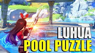 Luhua Pool Hidden Palace Puzzle Guide  Genshin Impact [upl. by Kippar533]