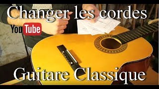 🎸 Atelier Guitare  Comment changer les cordes dune Guitare Classique [upl. by Ivanah81]