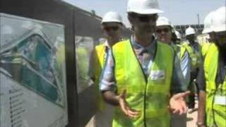 A look at construction of Dubais Metro system [upl. by Natfa]