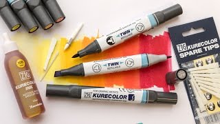 Kurecolor Twin S Brush Nib [upl. by Kareem842]