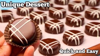 The Most Unique Chocolate Dessert Recipe That Everyone is talking about Quick amp Easy [upl. by Nyrual104]