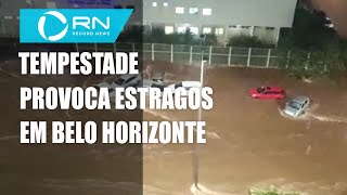 Tempestade provoca estragos em Uberlândia Minas Gerais [upl. by Alamaj]