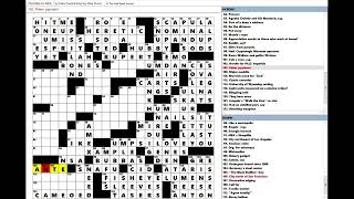 Wall Street Journal WSJ Crossword Puzzle 08242024 [upl. by Haroppizt1]