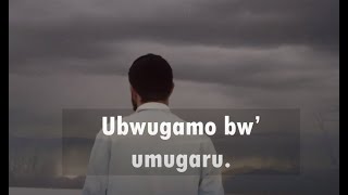 UBWUGAMO BWUMUGARU  Indirimbo nziza zo guhimbaza Imana by Isaac Nsengi Graham  Isagram Music [upl. by Nylitsirk]