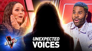 UNEXPECTED VOICES leaving the Coaches in SHOCK on The Voice 2023  Top 10 [upl. by Alake]