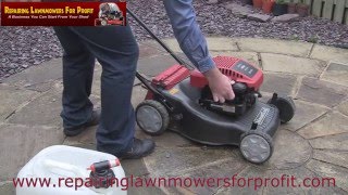 Mountfield SP 470 Petrol Lawnmower Hunting And Surging [upl. by Hylton618]