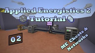 Applied Energistics 2 Tutorial  Episode 2  ME Chests amp Networks [upl. by Steffen142]