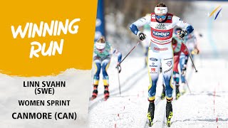 Svahn took revenge over Skistad in 2nd Sprint  FIS Cross Country World Cup 2324 [upl. by Eulalie]