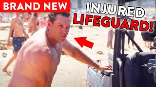 Lifeguard Injures Himself During Mass Rescue [upl. by Twedy]