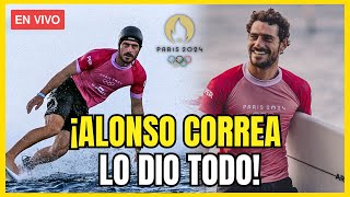 🔴 ALONSO CORREA compite por el BRONCE EN SURF en las OLIMPIADAS PARÍS 2024  EN VIVO [upl. by Nahtaoj]