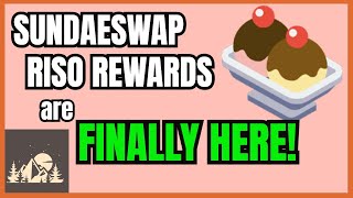 NOW LIVE  Claim Your SundaeSwap RISO Rewards [upl. by Anahtor462]