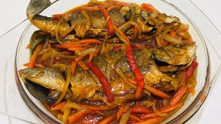 35  how to prepare and cook bangus Escabeche [upl. by Leggett]