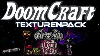 DoomCraft Texturenpack Rewiew  Ein Grusel Texturenpack nicht nur für Fans [upl. by Hgieloj]