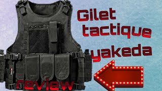 Review Gilet tactique yakeda [upl. by Suoivatra]