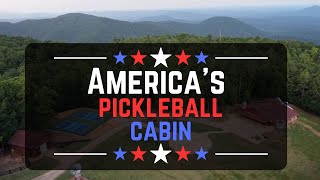 Americas Pickleball Cabin  Bison View Lodge in Helen Georgia [upl. by Enelyt]