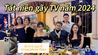 Vlog 24 Giang Con  TẤT NIÊN GÃY TV BẢN FULL  KỊCH TÍNH MÀN TRAO THƯỞNG TRÚNG IPHONE 15PRO [upl. by Ace]