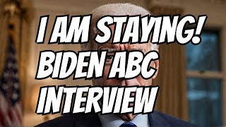 Shocking revelations from Bidens ABC Interview [upl. by Ylerebmik334]