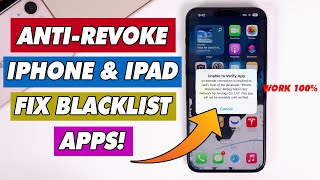 How to Fix RevokeBlacklist Apps on iPhone  AntiRevoke for iOS [upl. by Naret]