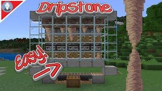 How to Build a Super Easy Auto Dripstone Farm 119 [upl. by Easter]