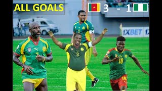 🔥 Cameroun 3 🆚 1 Nigeria  Tous les BUTS  ALL GOAL SAMUEL ETOO Tchoutang Ndib  Match de gala [upl. by Esele]