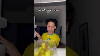 ME EVERYTIME WITH GRAPE🍇💀grape food challenge night shelove [upl. by Sylvanus]