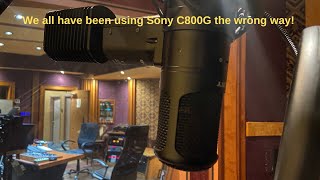 Worlds First Sony C800G Mic Pre [upl. by Danny]