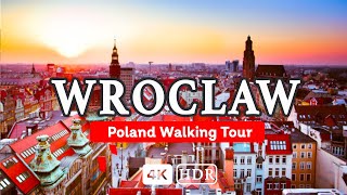 Wroclaw Poland 4k Walking Tour 🇵🇱  DISCOVER Polands MOST STUNNING Urban Gems [upl. by Zebulon]