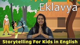 Eklavya Story in English Mahabharata  Fairy Tales English  Moral Stories Kids  Bedtime Stories [upl. by Niccolo]