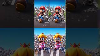 ❤️ Evolution Mario and Princess Peach 💕 Chased by Skeletons 😍 Super Mario mariobros supermariobros [upl. by Aremat924]