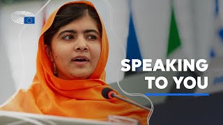 Malala Yousafzai speech on education  European Parliament [upl. by Norrej]