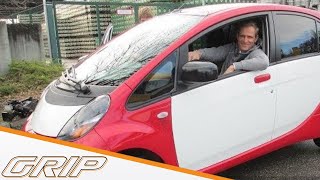 Günstige Elektroautos im Test  Mitsubishi iMiEV Renault Twizy und Zoé  GRIP [upl. by Getter]