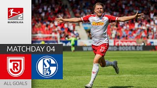 Regensburg vs Schalke – Jahn Remains Unbeaten  41  All Goals  MD 4 – Bundesliga 2  202122 [upl. by Anoif879]