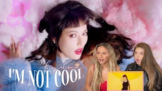 HYUNA 현아  IM NOT COOL 암낫쿨​ MV  MEDIA PERSONALITIES REACT [upl. by Ameehs]