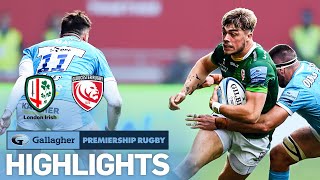 London Irish v Gloucester  HIGHLIGHTS  Another Brentford Thriller  Gallagher Premiership 202122 [upl. by Enedan]