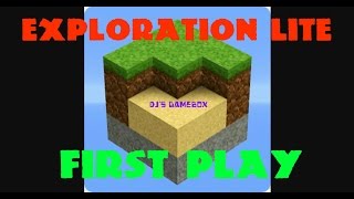 Exploration Lite by Andrzej Chomiak first play review  Minecraft clone [upl. by Emmons]